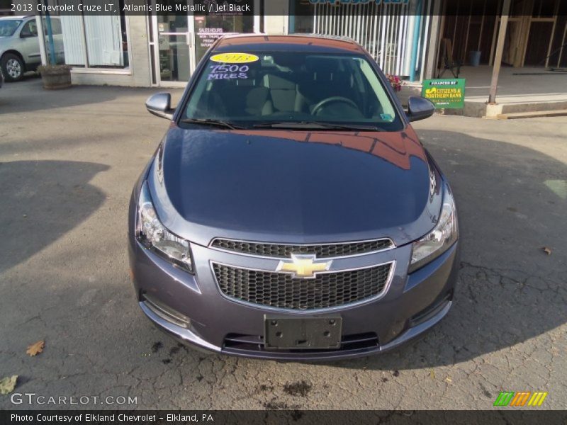 Atlantis Blue Metallic / Jet Black 2013 Chevrolet Cruze LT