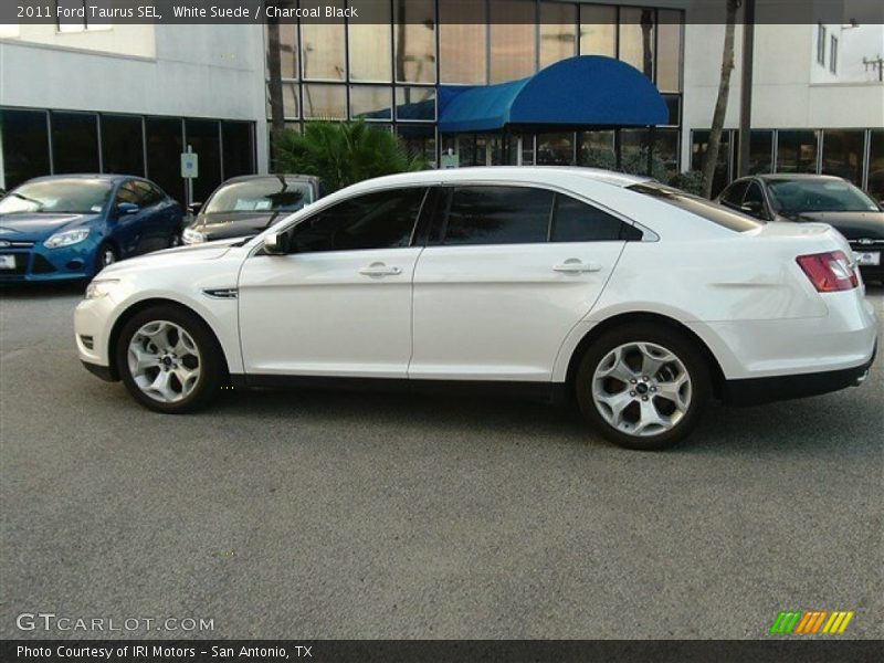 White Suede / Charcoal Black 2011 Ford Taurus SEL
