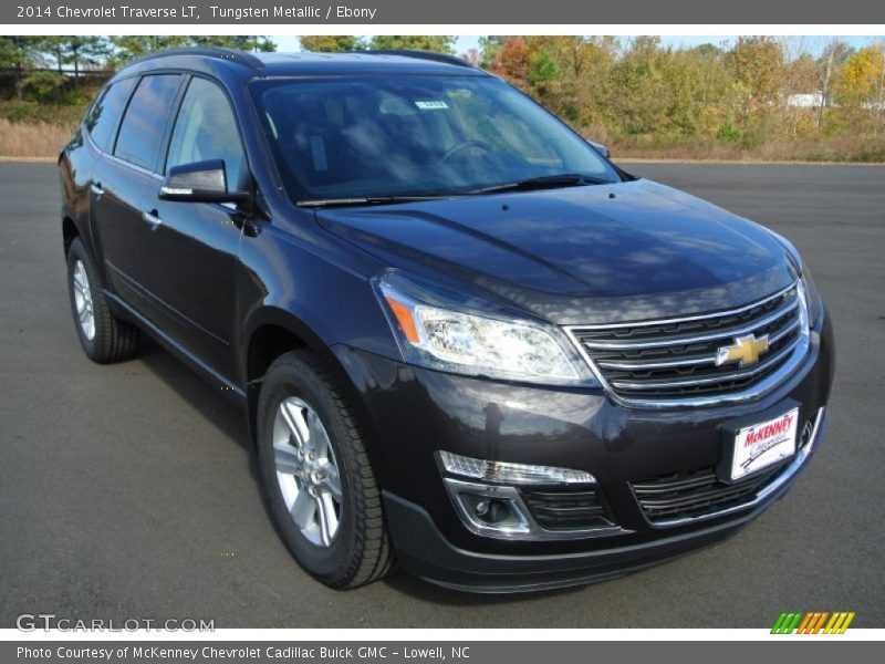 Tungsten Metallic / Ebony 2014 Chevrolet Traverse LT