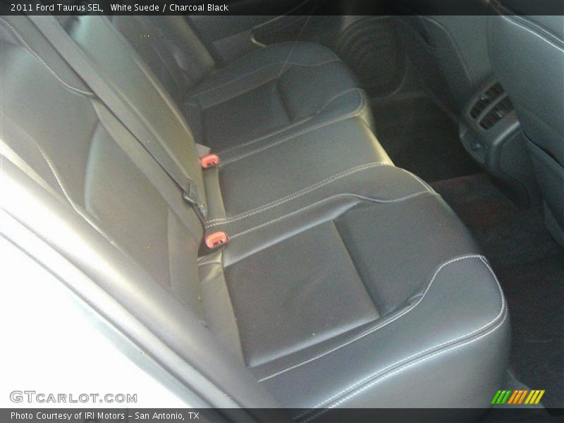 White Suede / Charcoal Black 2011 Ford Taurus SEL