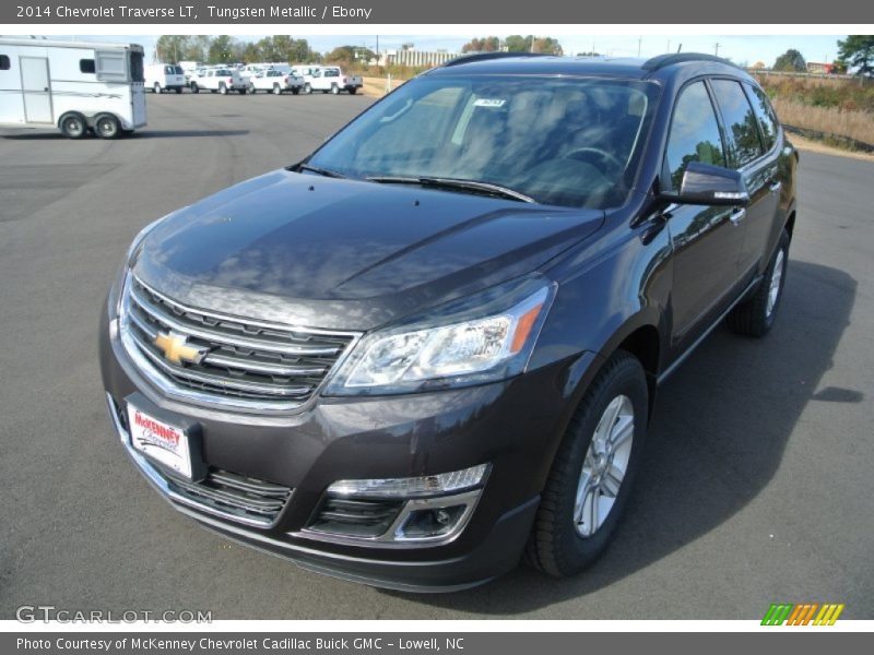 Tungsten Metallic / Ebony 2014 Chevrolet Traverse LT