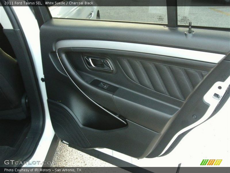 White Suede / Charcoal Black 2011 Ford Taurus SEL