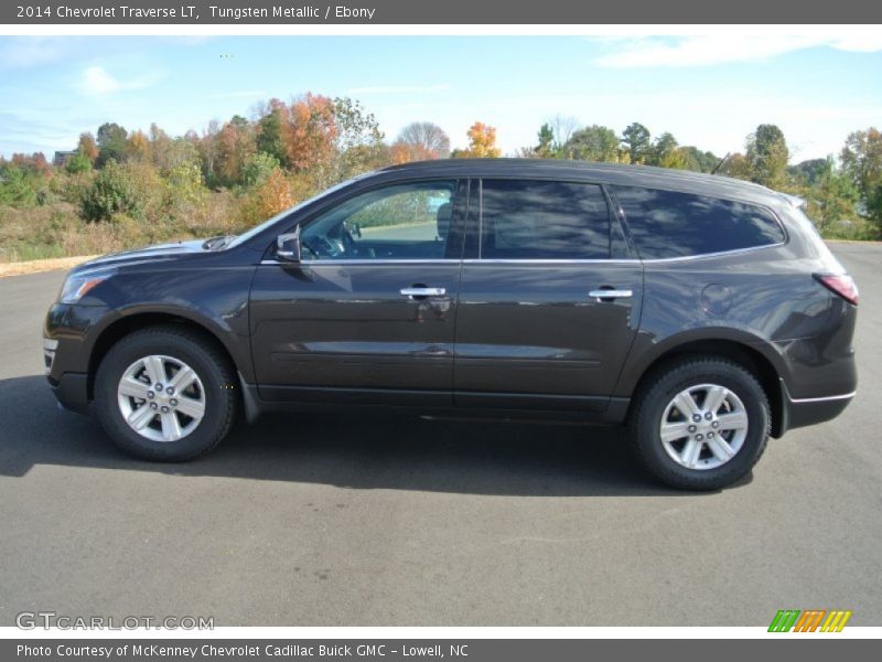 Tungsten Metallic / Ebony 2014 Chevrolet Traverse LT