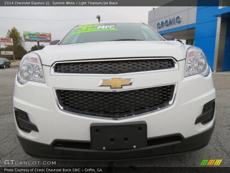 Summit White / Light Titanium/Jet Black 2014 Chevrolet Equinox LS