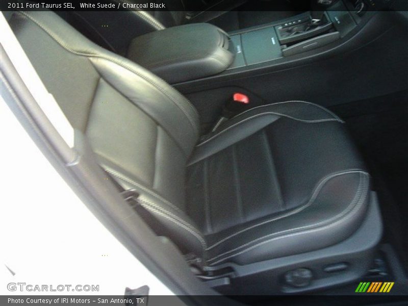 White Suede / Charcoal Black 2011 Ford Taurus SEL