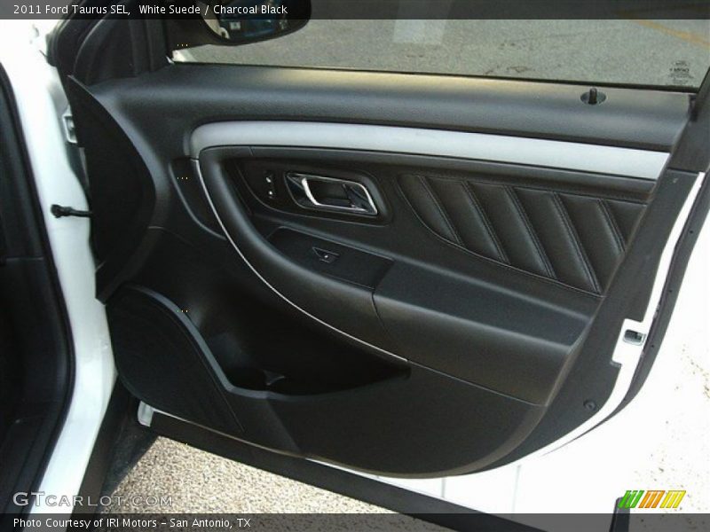 White Suede / Charcoal Black 2011 Ford Taurus SEL