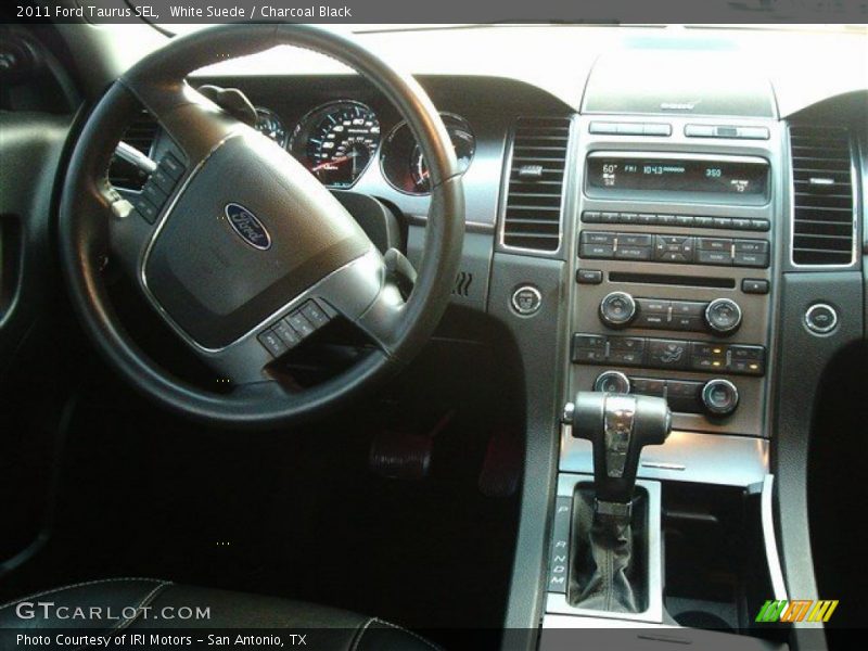 White Suede / Charcoal Black 2011 Ford Taurus SEL