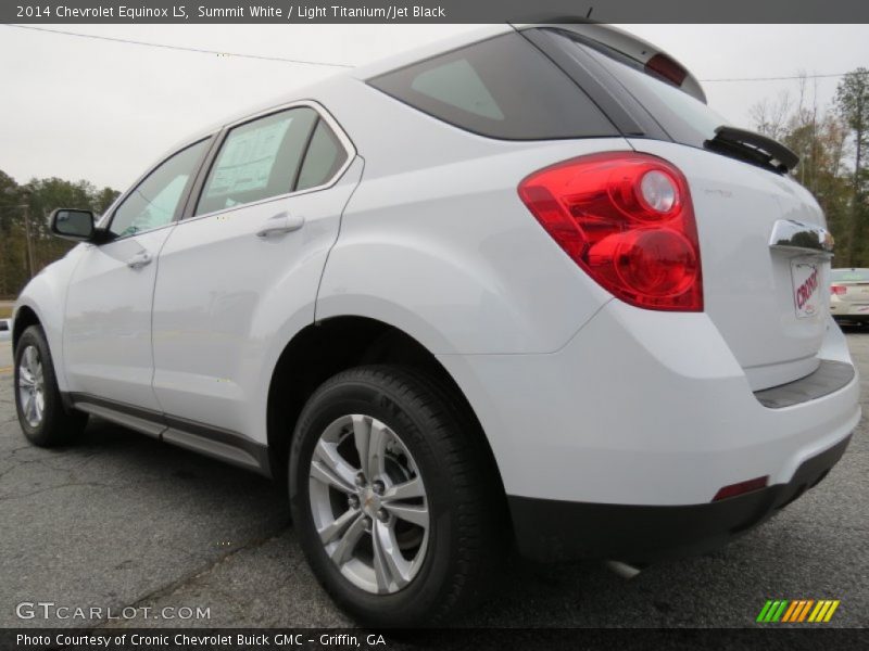 Summit White / Light Titanium/Jet Black 2014 Chevrolet Equinox LS