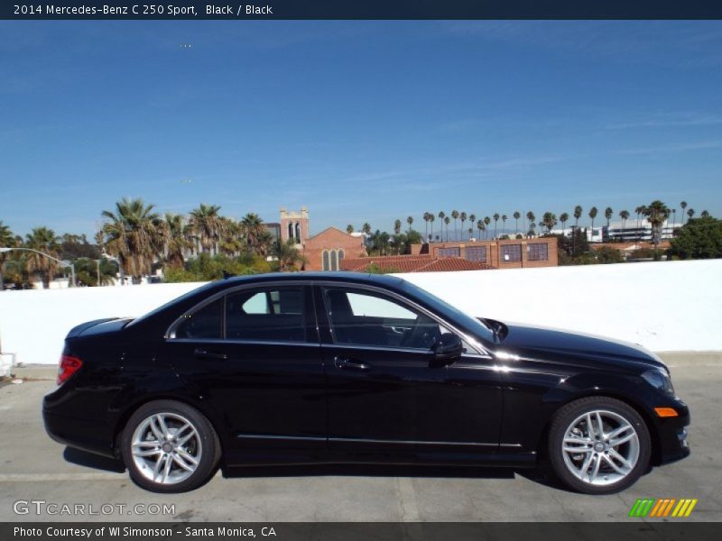 Black / Black 2014 Mercedes-Benz C 250 Sport