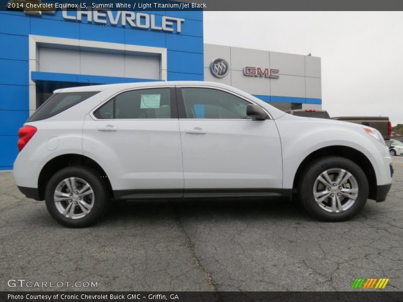 Summit White / Light Titanium/Jet Black 2014 Chevrolet Equinox LS
