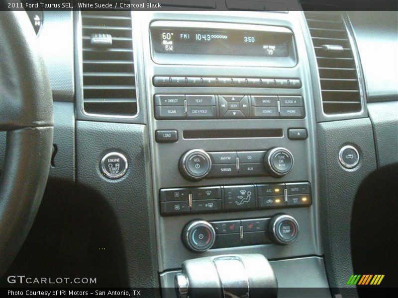 White Suede / Charcoal Black 2011 Ford Taurus SEL