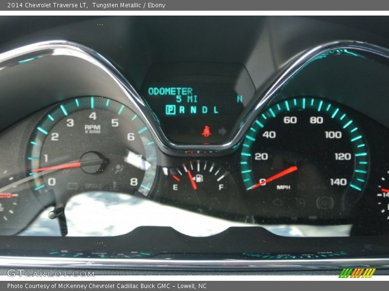 Tungsten Metallic / Ebony 2014 Chevrolet Traverse LT