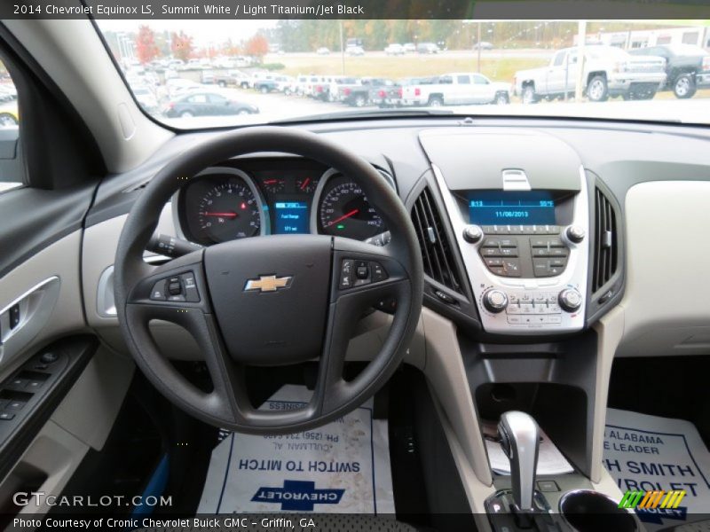 Summit White / Light Titanium/Jet Black 2014 Chevrolet Equinox LS