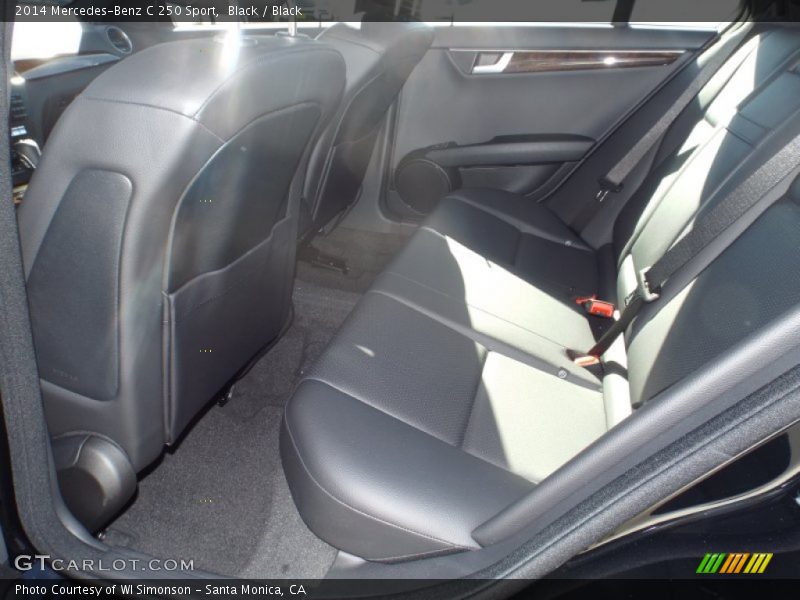 Black / Black 2014 Mercedes-Benz C 250 Sport