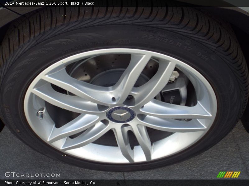 Black / Black 2014 Mercedes-Benz C 250 Sport