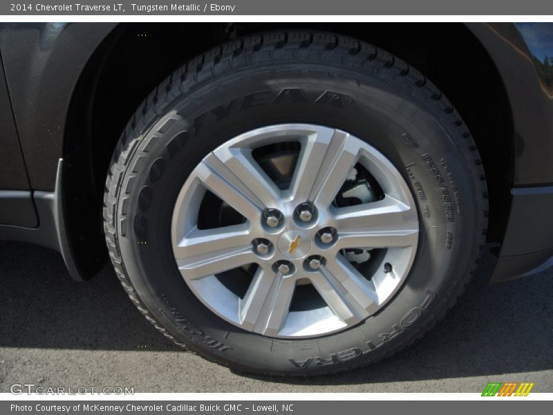Tungsten Metallic / Ebony 2014 Chevrolet Traverse LT