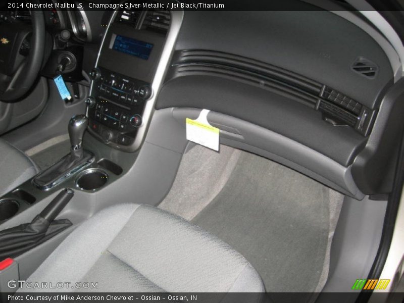 Champagne Silver Metallic / Jet Black/Titanium 2014 Chevrolet Malibu LS