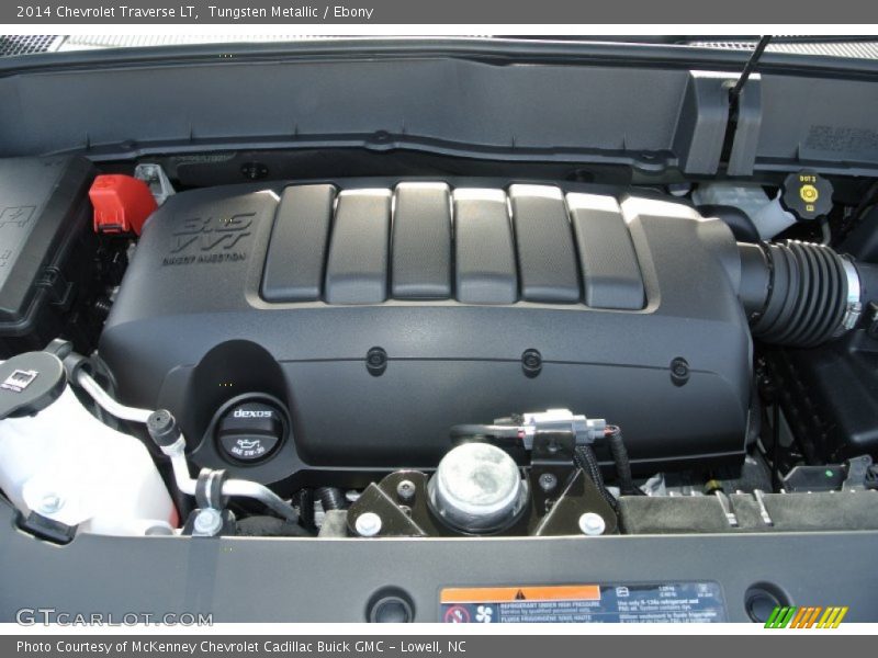 Tungsten Metallic / Ebony 2014 Chevrolet Traverse LT