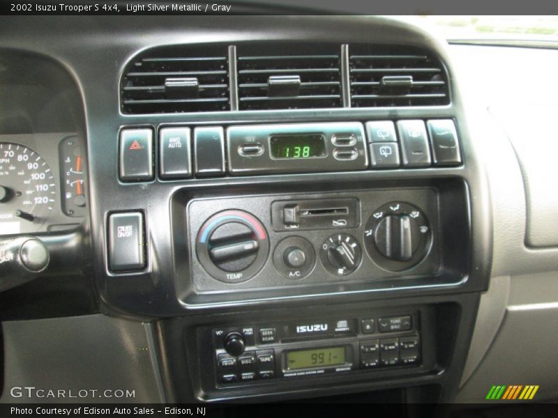Controls of 2002 Trooper S 4x4