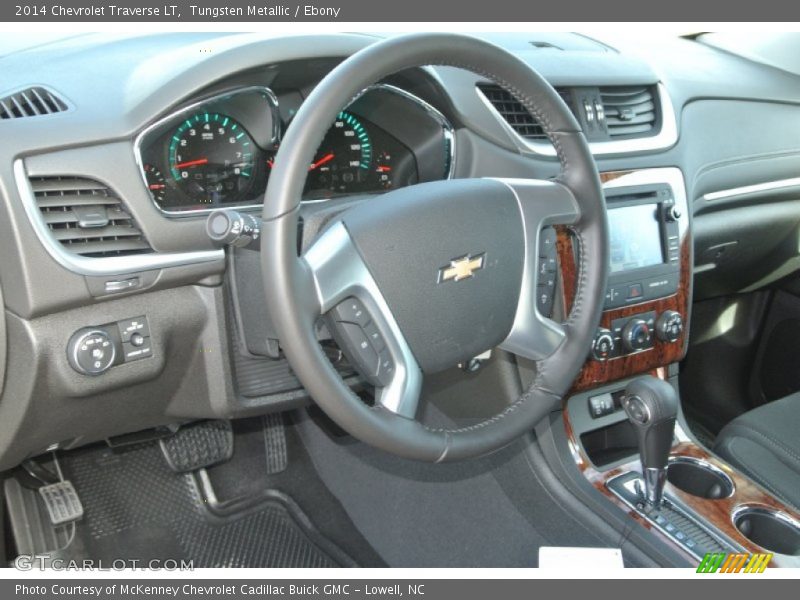 Tungsten Metallic / Ebony 2014 Chevrolet Traverse LT