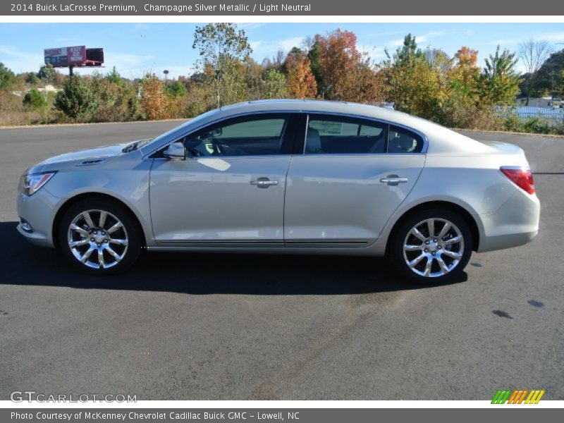 Champagne Silver Metallic / Light Neutral 2014 Buick LaCrosse Premium