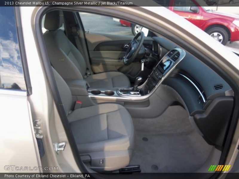 Champagne Silver Metallic / Jet Black/Titanium 2013 Chevrolet Malibu LS