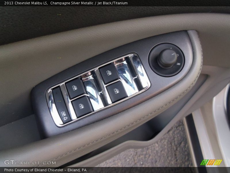 Champagne Silver Metallic / Jet Black/Titanium 2013 Chevrolet Malibu LS