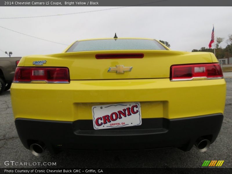Bright Yellow / Black 2014 Chevrolet Camaro LS Coupe