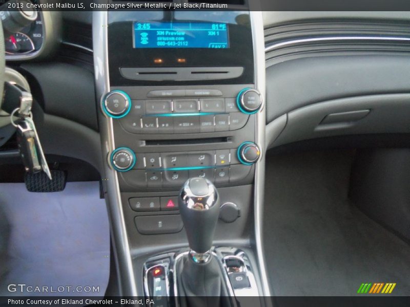 Champagne Silver Metallic / Jet Black/Titanium 2013 Chevrolet Malibu LS