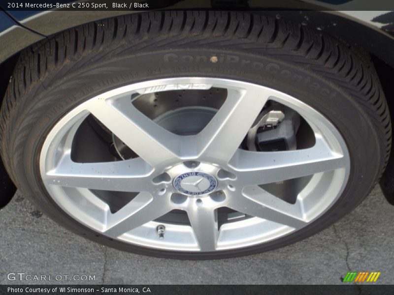 Black / Black 2014 Mercedes-Benz C 250 Sport