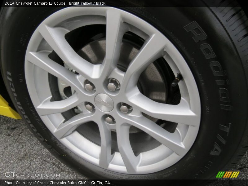 Bright Yellow / Black 2014 Chevrolet Camaro LS Coupe