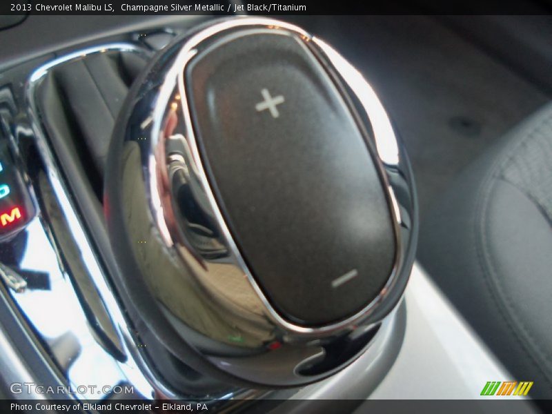 Champagne Silver Metallic / Jet Black/Titanium 2013 Chevrolet Malibu LS