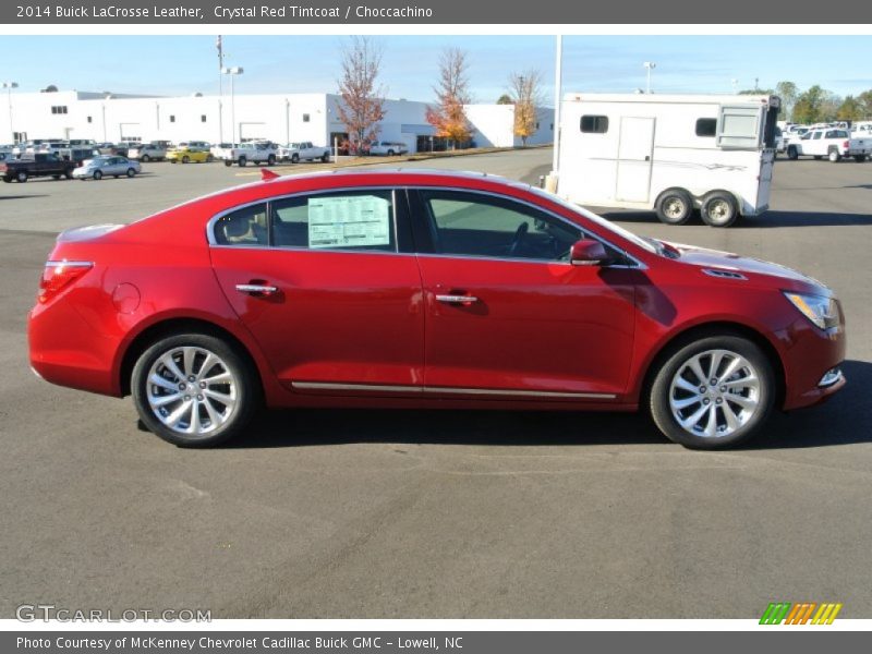  2014 LaCrosse Leather Crystal Red Tintcoat