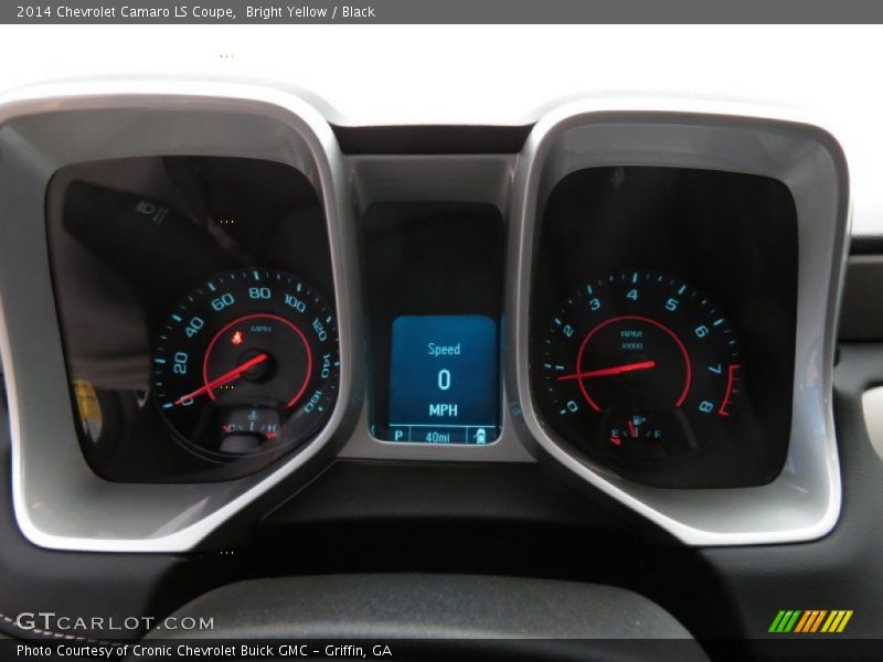 Bright Yellow / Black 2014 Chevrolet Camaro LS Coupe