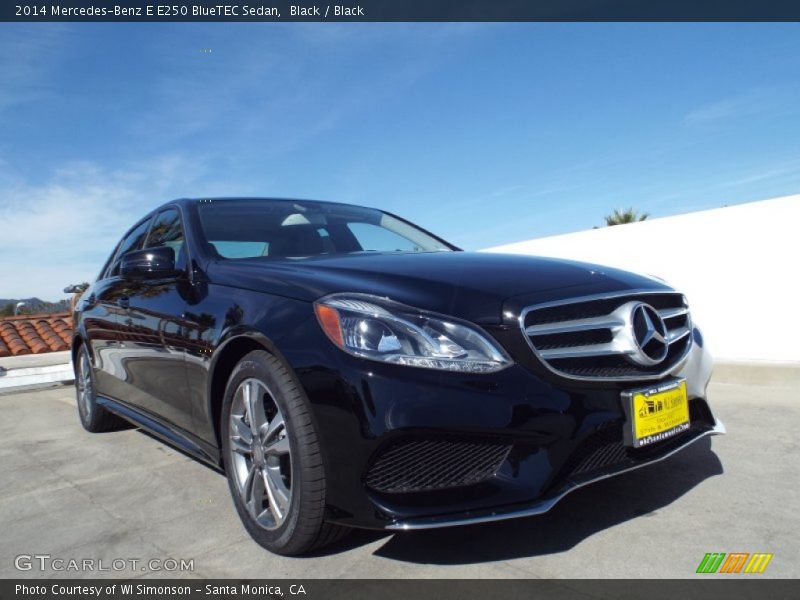 Black / Black 2014 Mercedes-Benz E E250 BlueTEC Sedan