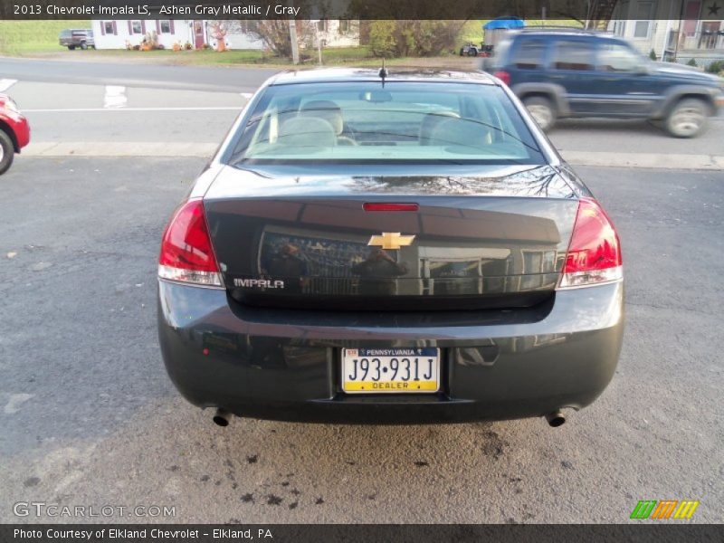 Ashen Gray Metallic / Gray 2013 Chevrolet Impala LS