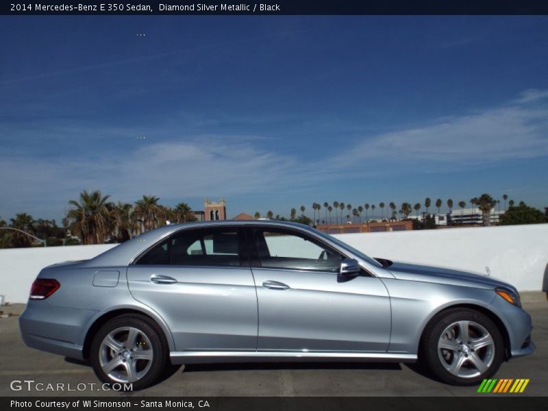 Diamond Silver Metallic / Black 2014 Mercedes-Benz E 350 Sedan