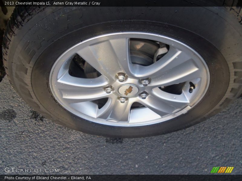 Ashen Gray Metallic / Gray 2013 Chevrolet Impala LS