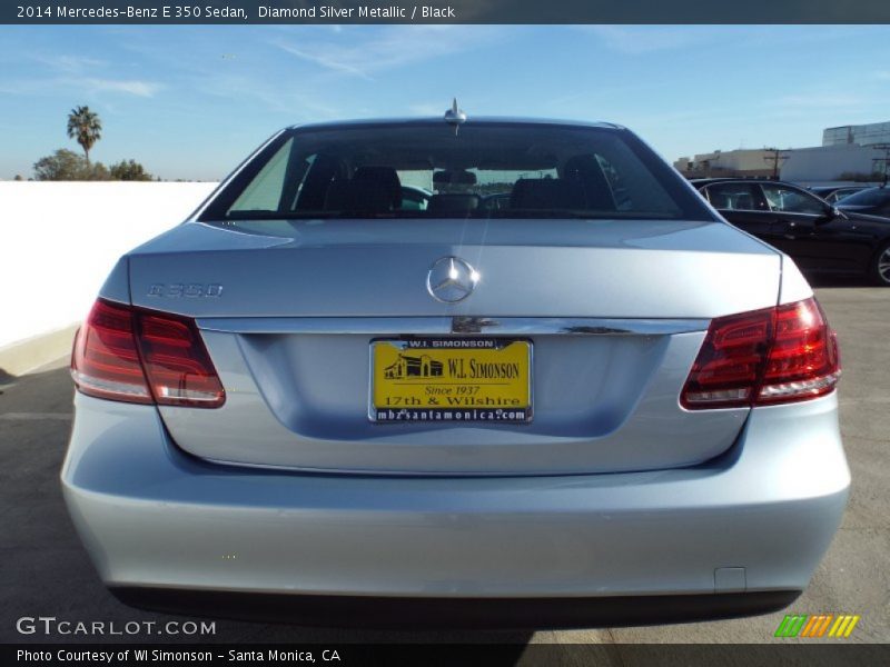 Diamond Silver Metallic / Black 2014 Mercedes-Benz E 350 Sedan