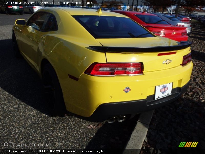Bright Yellow / Black 2014 Chevrolet Camaro SS/RS Coupe