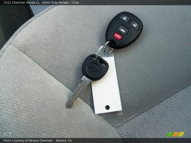 Ashen Gray Metallic / Gray 2013 Chevrolet Impala LS