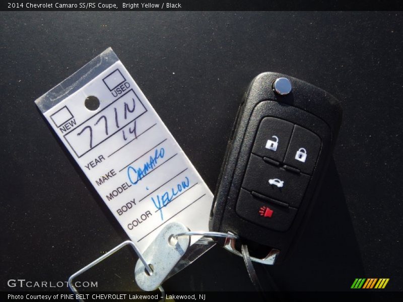 Bright Yellow / Black 2014 Chevrolet Camaro SS/RS Coupe