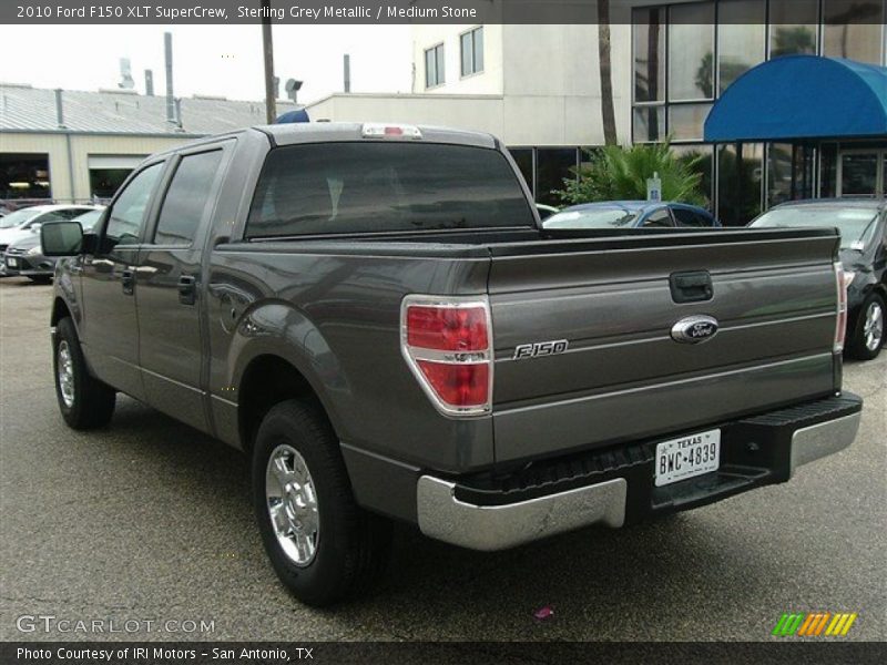 Sterling Grey Metallic / Medium Stone 2010 Ford F150 XLT SuperCrew