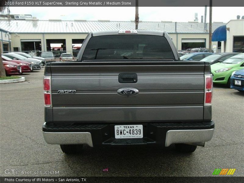 Sterling Grey Metallic / Medium Stone 2010 Ford F150 XLT SuperCrew