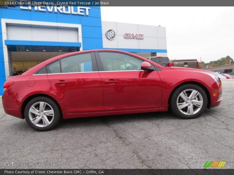 Crystal Red Tintcoat / Jet Black 2014 Chevrolet Cruze Diesel