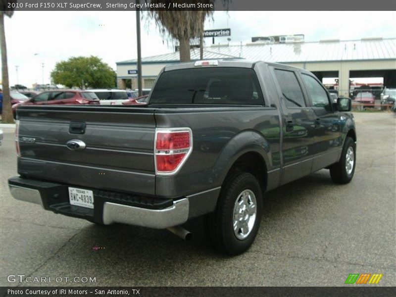 Sterling Grey Metallic / Medium Stone 2010 Ford F150 XLT SuperCrew