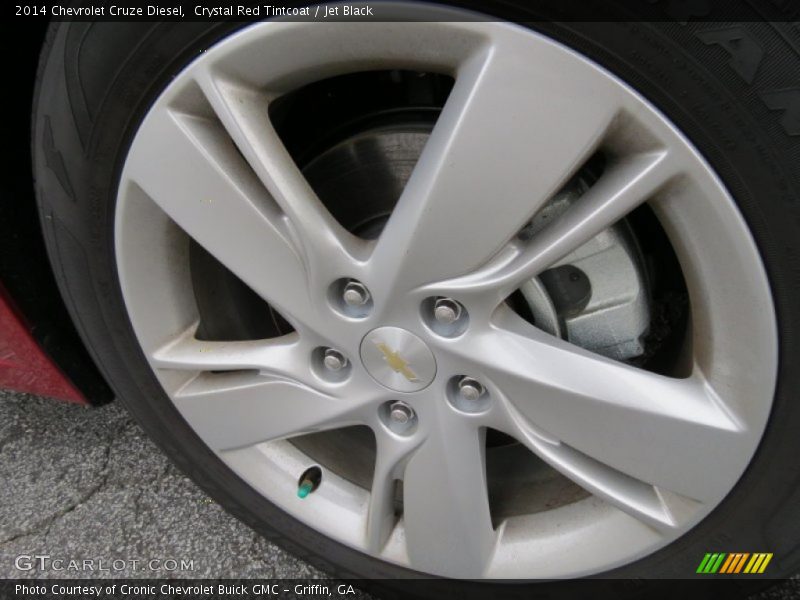 Crystal Red Tintcoat / Jet Black 2014 Chevrolet Cruze Diesel