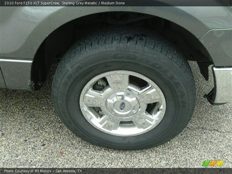 Sterling Grey Metallic / Medium Stone 2010 Ford F150 XLT SuperCrew
