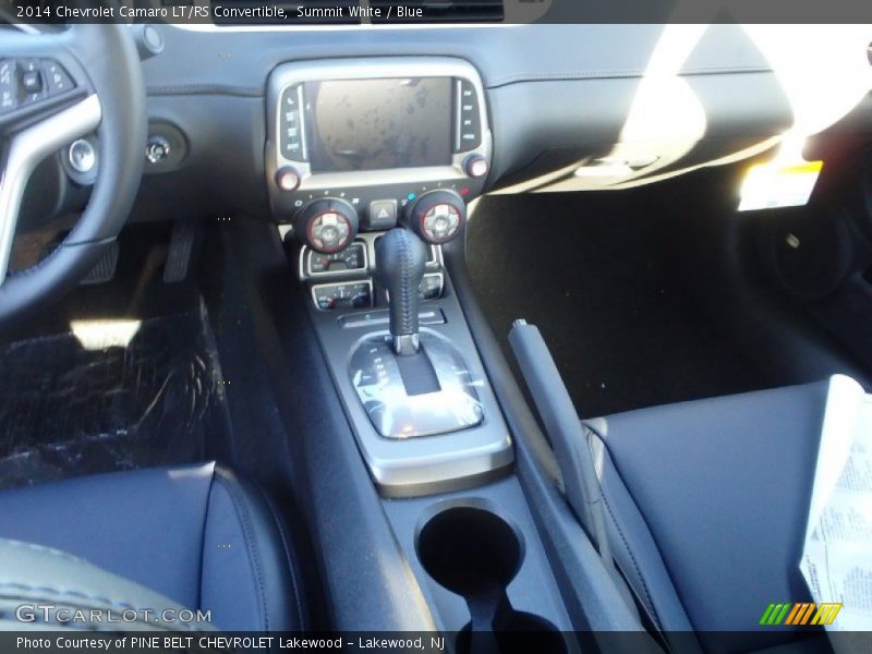 Summit White / Blue 2014 Chevrolet Camaro LT/RS Convertible