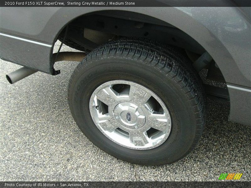 Sterling Grey Metallic / Medium Stone 2010 Ford F150 XLT SuperCrew